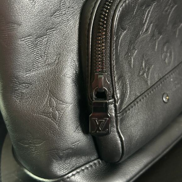 LOUIS VUITTON Racer Slingbag Backpack Monogram Shadow Leather Black - Picture 9 of 15